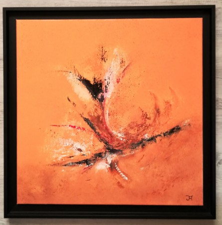 Acrylique et sable (50x50)